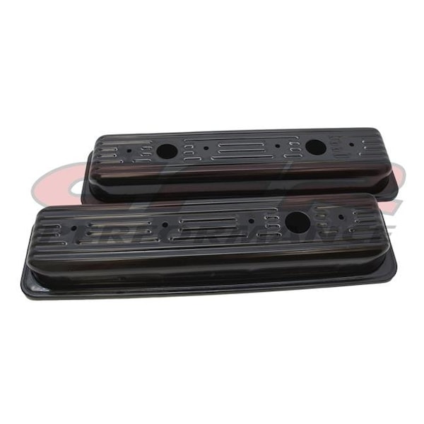 Cfr Performance CFR HZ-9705-C 5.0 & 5.7 litre Steel 1987 - 00 Chevy; Gmc Center Bolt Tall Valve Covers - Chrome HZ-9705-PBK - main